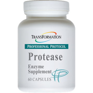 Transformation Enzymes Protease, 60 capsules, front of bottle