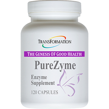 Transformation Enzymes PureZyme, 120 capsules, front of bottle