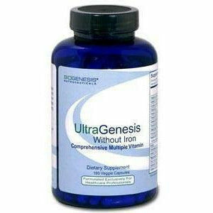 BioGenesis, UltraGenesis w/o Iron 180 caps