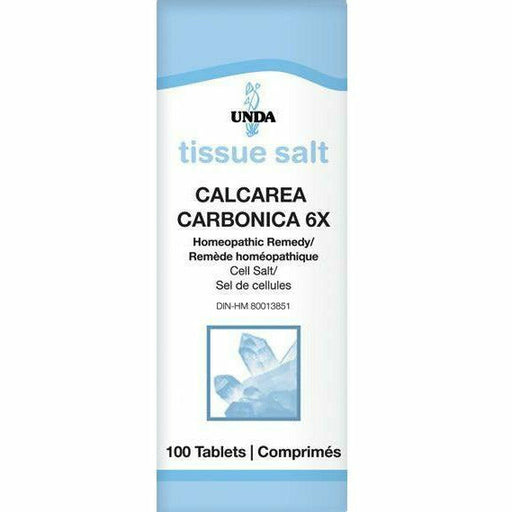 Unda Calcarea Carbonica 6X, 100 tablets, front of box