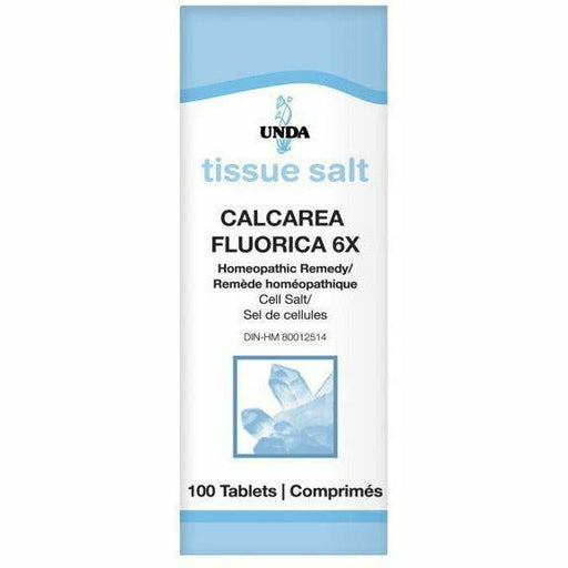 Unda Calcarea Fluorica 6X, 100 tablets, front of box