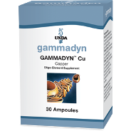 Unda Gammadyn Cu, 30 ampules, front of box