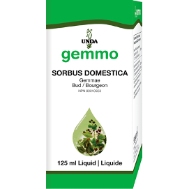 Unda Sorbus domestica, 4.2 fl oz, front of box
