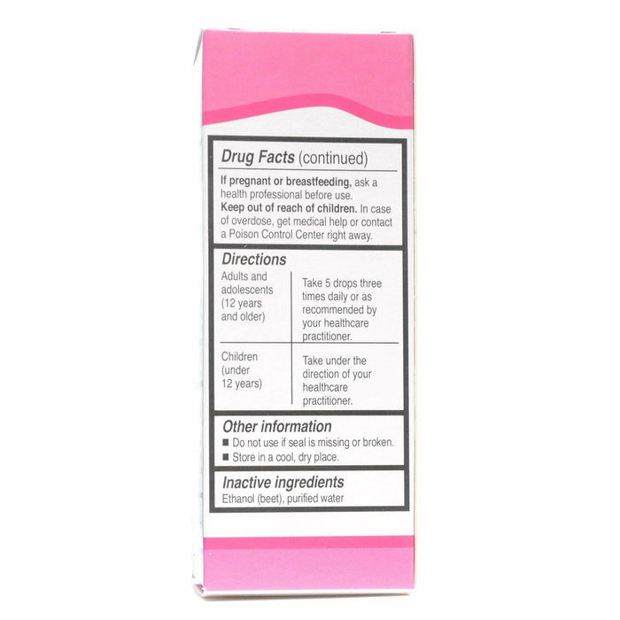 Unda Unda #233 2/3 fl oz drug facts label 2
