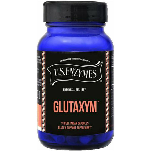 U.S. Enzymes Glutaxym, 31 veg capsules, front of bottle