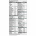 Vibrant Health Maximum Vibrance Vanilla 15 servings supplement facts label