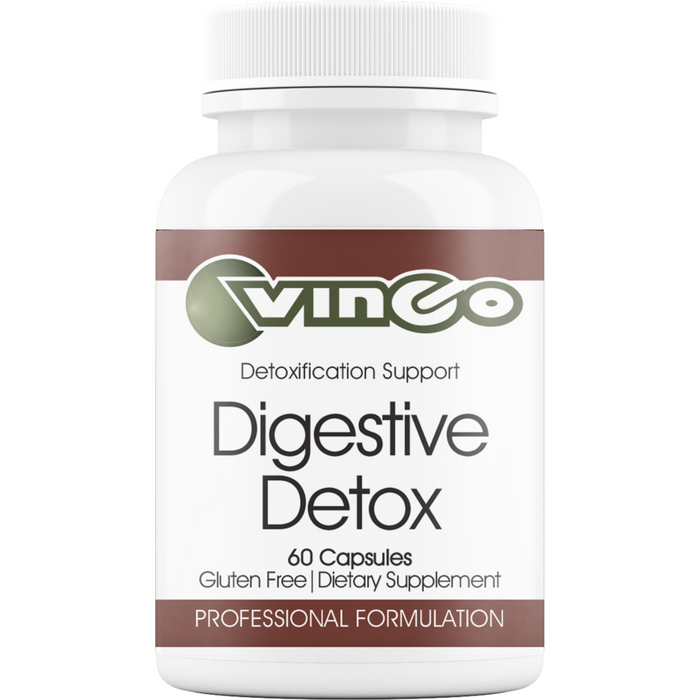 Vinco Digestive Detox, 60 capsules, front of bottle