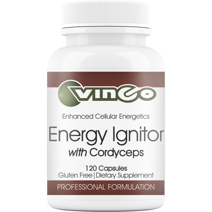 Vinco Energy Ignitor, 120 capsules, front of bottle
