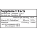 Vinco Liposomal K2 2 fl oz supplement facts label