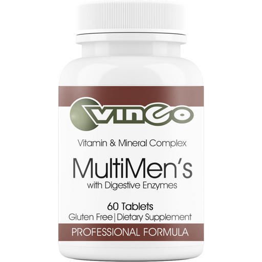 Vinco MultiMen's with Digestive Enzymes, 60 tablets, front of bottle