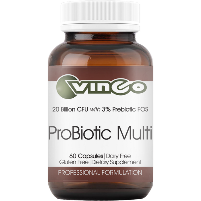 Vinco ProBiotic Multi 20 Billion, 60 capsules, front of bottle