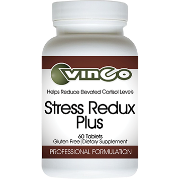 Vinco Stress Redux Plus, 60 tablets, front of bottle