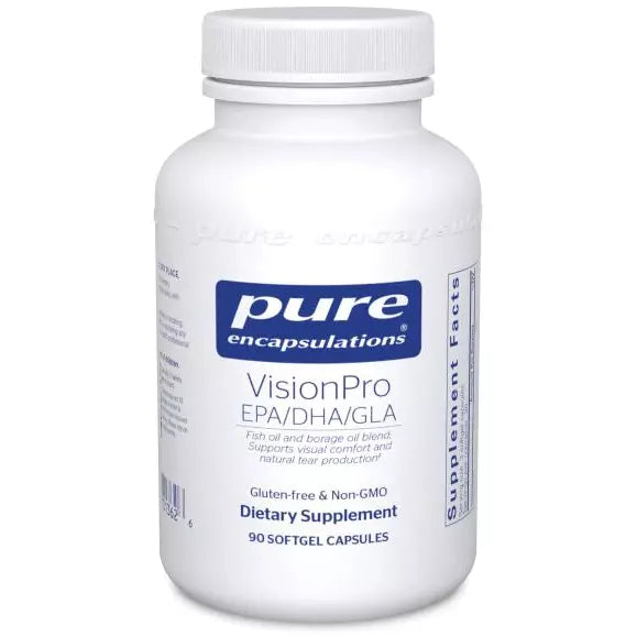 Pure Encapsulations, VisionPro EPA/DHA/GLA 90 softgels