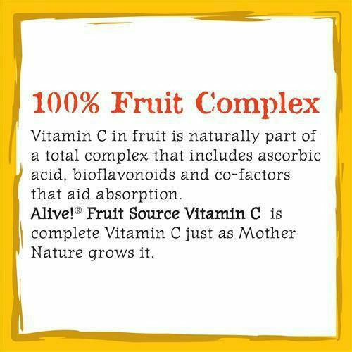 Alive! Vitamin C Powder 120 gms by Nature's Way 100% Fruit Complex