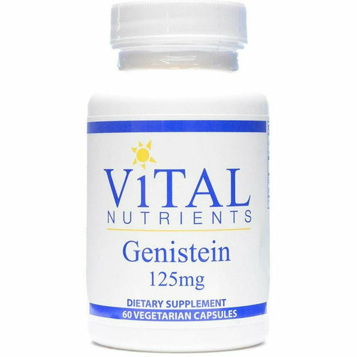 Vital Nutrients Genistein 125 mg, 60 veg capsules, front of bottle