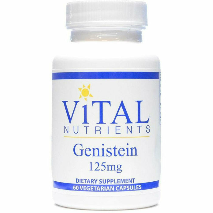 Vital Nutrients Genistein 125 mg, 60 veg capsules, front of bottle