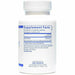Vital Nutrients Genistein 125 mg 60 veg capsules supplement facts label