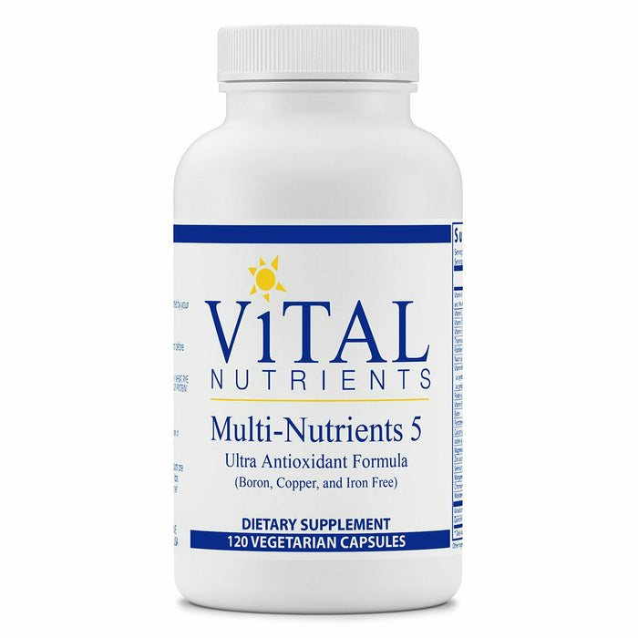 Vital Nutrients Multi-Nutrients 5, 120 capsules, front of bottle
