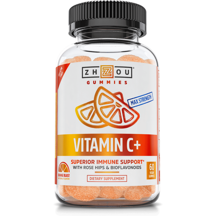 ZHOU Nutrition, Vitamin C+ Gummies 60 Ct