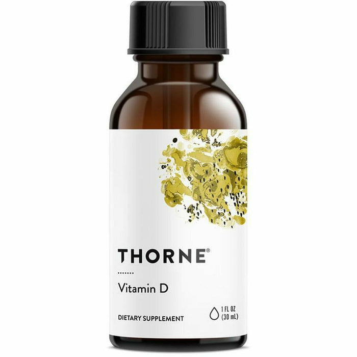 Thorne Research, Vitamin D Liquid 500 IU 1oz