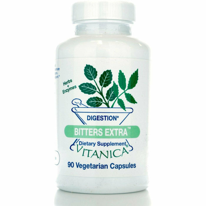 Vitanica Bitters Extra, 90 veg capsules, front of bottle