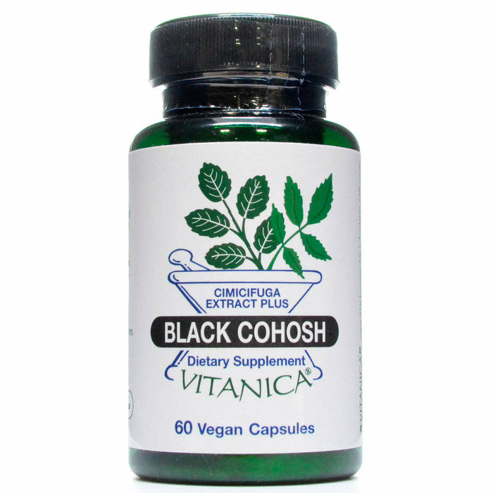 Vitanica Black Cohosh, 60 vegan capsules, front of bottle