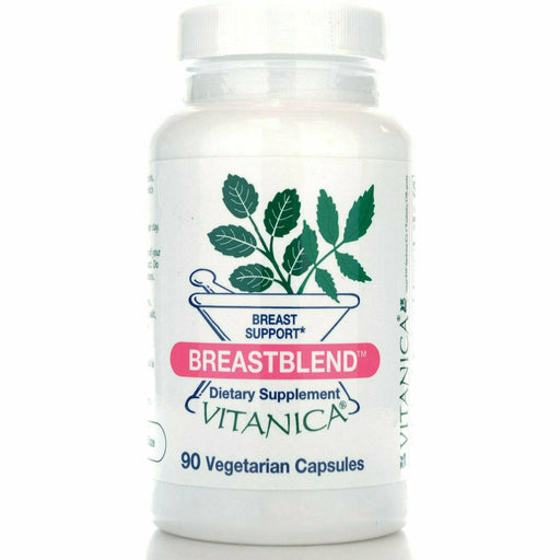 Vitanica BreastBlend, 90 veg capsules, front of bottle