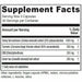 Vitanica CCDG Blend 90 capsules supplement facts label