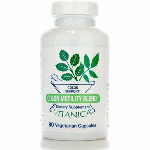 Vitanica Colon Motility Blend, 90 veg capsules, front of bottle