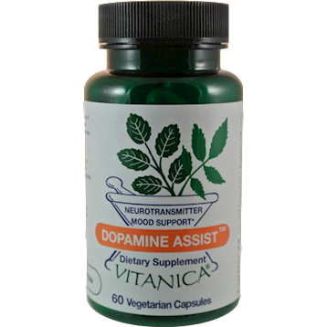 Vitanica Dopamine Assist, 60 veg capsules, front of bottle