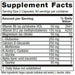 Vitanica Endocrine Disruptor Relief 120 capsules supplement facts label