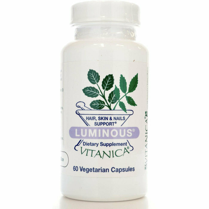Vitanica Luminous, 60 capsules, front of bottle