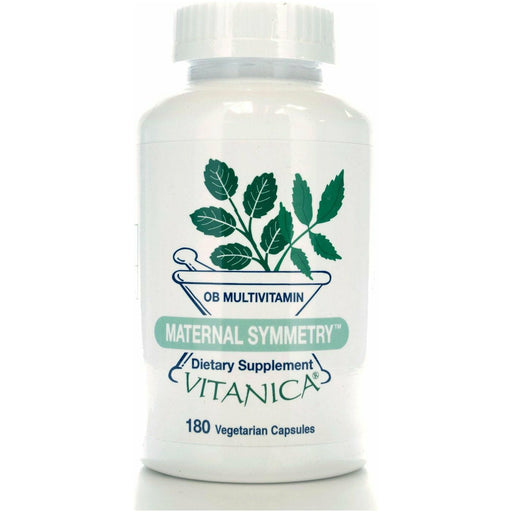 Vitanica Maternal Symmetry, 180 capsules, front of bottle