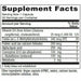 Vitanica Ovum P.M. 30 veg capsules supplement facts label