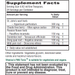 Vitanica PMS Tonic 4 fl oz supplement facts label