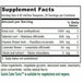 Vitanica Quick Calm Tonic 4 fl oz supplement facts label