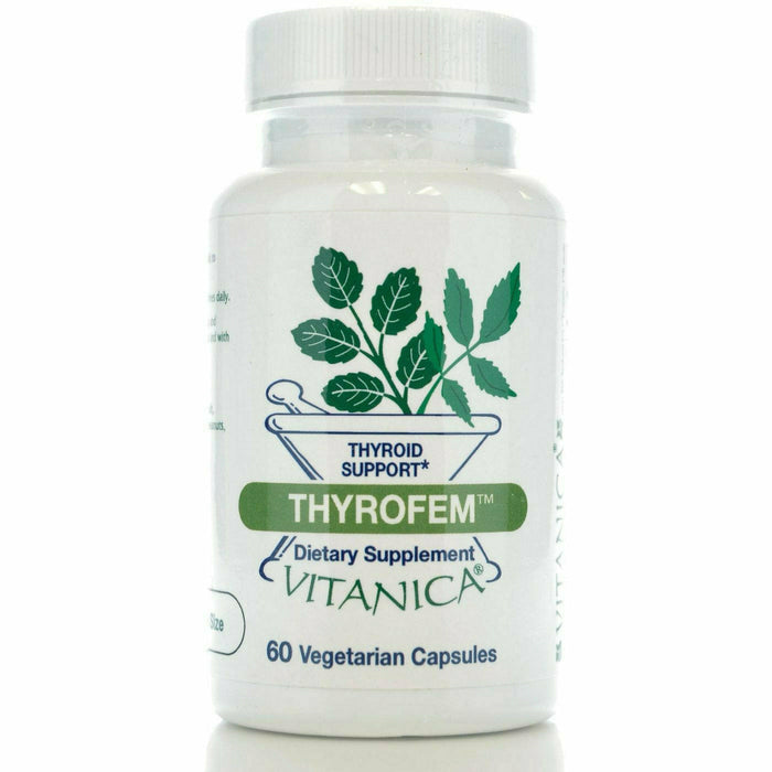Vitanica ThyroFem, 60 veg capsules, front of bottle