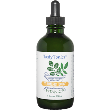 Vitanica Turmeric Tonic, 4 fl oz, front of bottle
