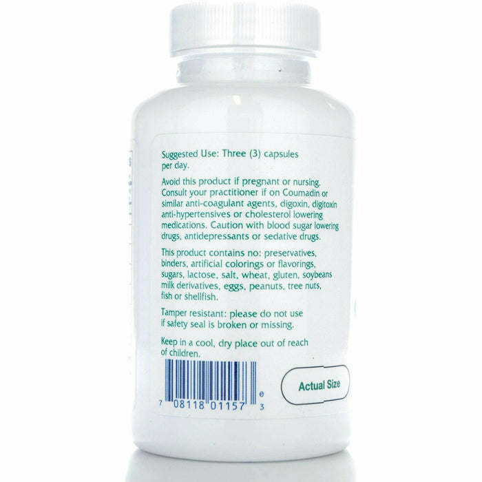 Vitanica VasoBlend 90 veg capsules suggested use label