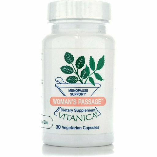Vitanica Woman's Passage, 30 veg capsules, front of bottle