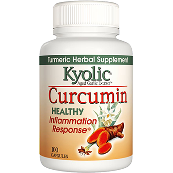 Wakunaga Kyolic Curcumin, 100 capsules, front of bottle