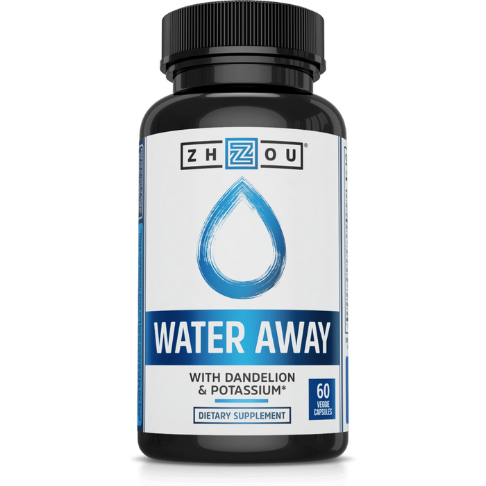 ZHOU Nutrition, Water Away 60 Vegcaps