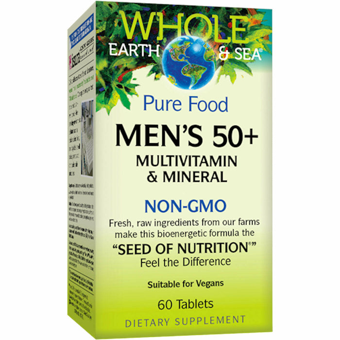 Whole Earth & Sea, Men's 50+ Multivitamin & Mineral (Non-GMO) 60 tablets