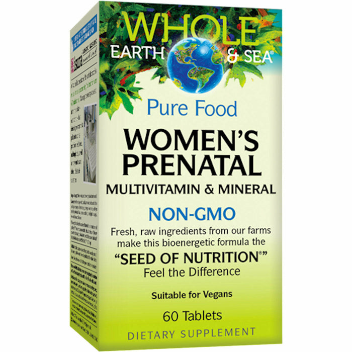 Whole Earth & Sea, Women's Prenatal Multivitamin & Mineral (NON-GMO) 60 tabs