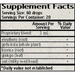 Wise Woman Herbals Adrenal Tonic 2 fl oz supplement facts label