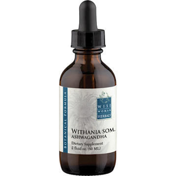 Wise Woman Herbals Ashwagandha (Withania somnifera), 2 fl oz, front of bottle