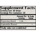 Wise Woman Herbals Chamomile (Matricaria spp.) 2 fl oz supplement facts label