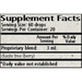 Wise Woman Herbals Chaste Tree (Vitex agnus-castus) 2 fl oz supplement facts label