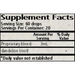 Wise Woman Herbals Dandelion (Taraxacum officinale) Root 2 fl oz supplement facts label