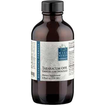 Wise Woman Herbals Dandelion (Taraxacum officinale) Whole Plant, 4 fl oz, front of bottle
